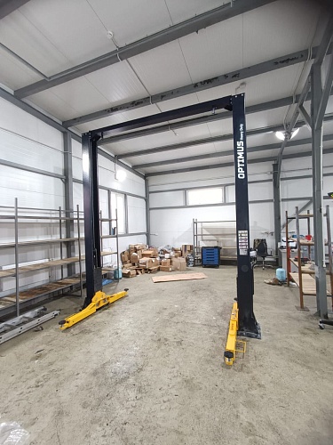 OPT-5W OPTIMUS (380V) Подъемник двухстоечный, верхняя синхронизация, г/п 4 т, 380В